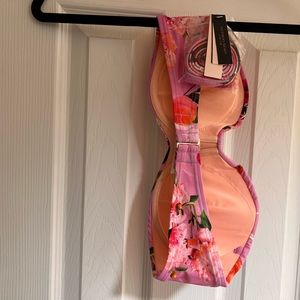 Victoria secret swim bandeau with straps. NWT